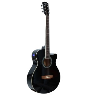 ROBINSON R40 SEMI ACOUSTIC GUITAR WITH INBUILT TUNER AND EQUALIZER