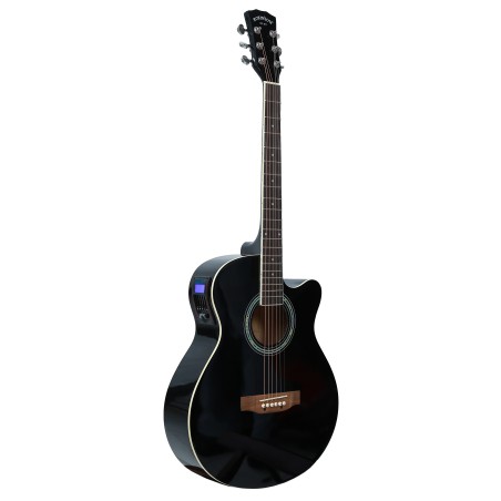 ROBINSON R40 SEMI ACOUSTIC GUITAR WITH INBUILT TUNER AND EQUALIZER