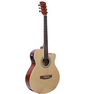 ROBINSON R40 SEMI ACOUSTIC GUITAR WITH INBUILT TUNER AND EQUALIZER