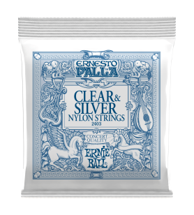 ERNIE BALL CLEAR AND SILVER NYLON STRINGS 2403